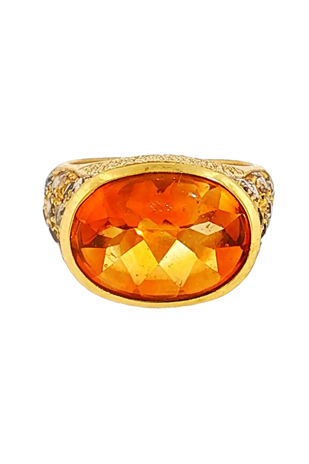 Citrine Eternity Spice Ring-YELLOW GOLD-6.25-JEWELRYFINE JEWELRING-COOMI