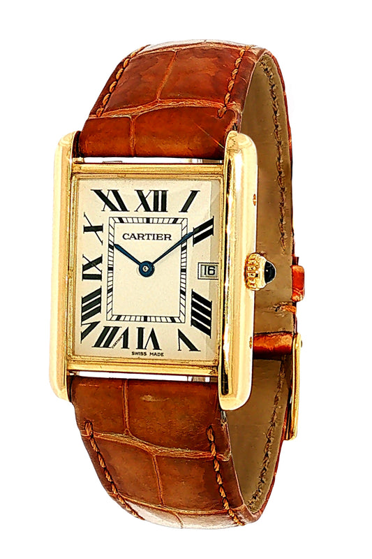 Tank Louis Watch-YELLOW GOLD-26MM-JEWELRYFINE JEWELWATCH-CARTIER