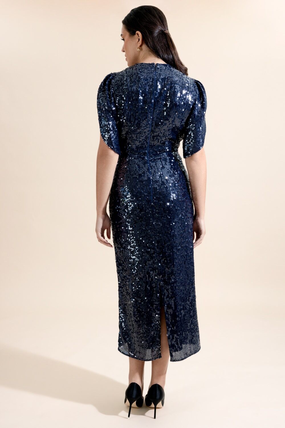 Sequin Cocktail Dress-BLUE-6-CLOTHINGDRESSCOCKTAIL-ERDEM