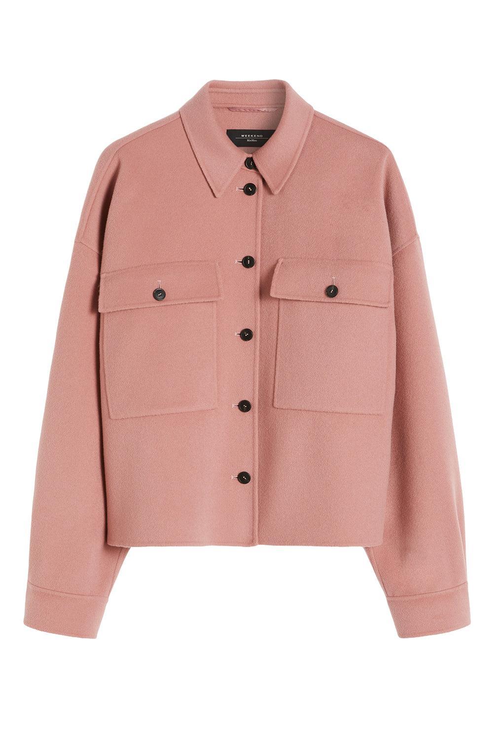Trucker Jacket-ANTIQUE ROSE-2-CLOTHINGJACKETCASUAL-MAX MARA