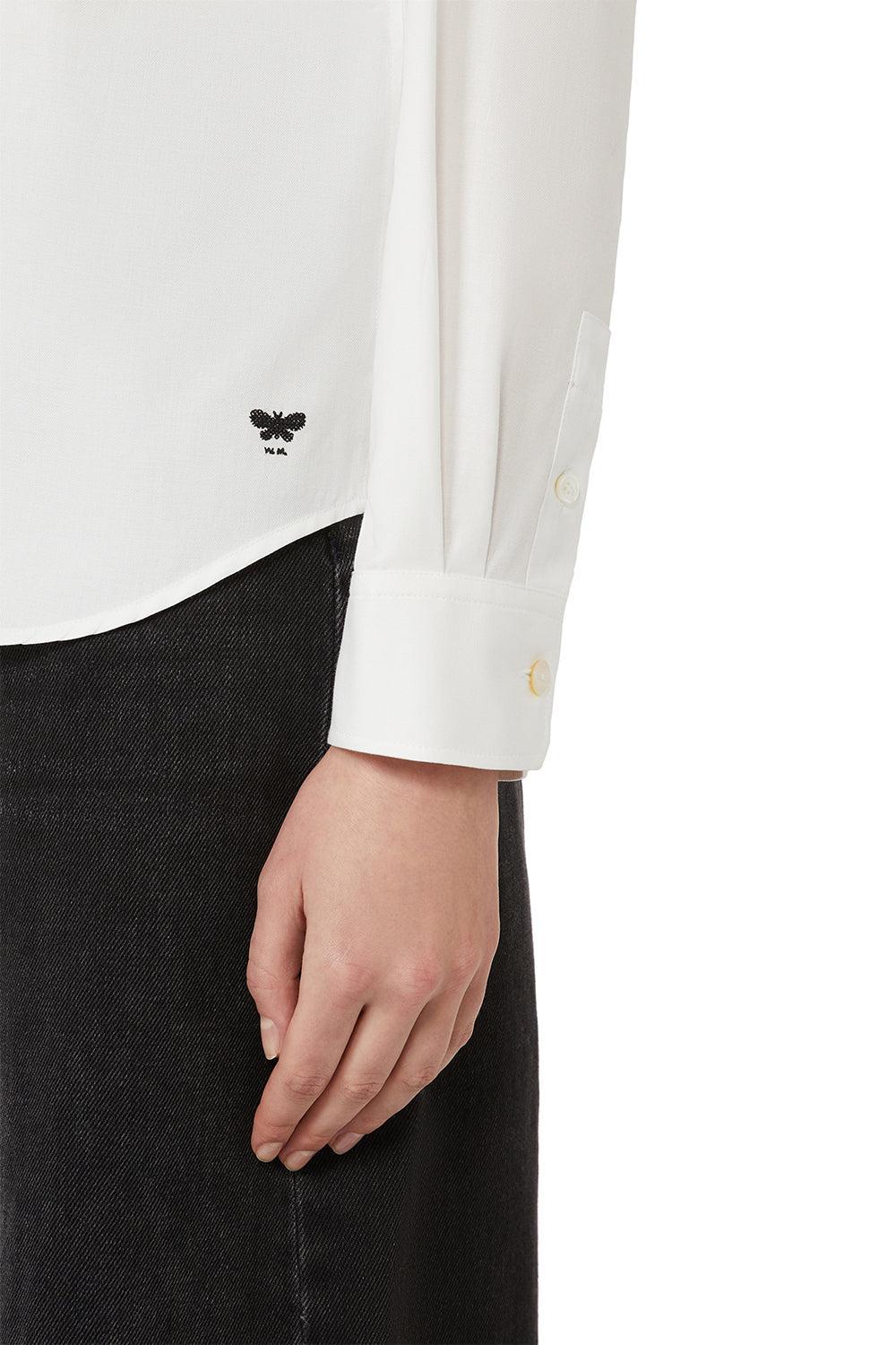 Nichel Shirt-WHITE-2-CLOTHINGTOPBLOUSE-MAX MARA