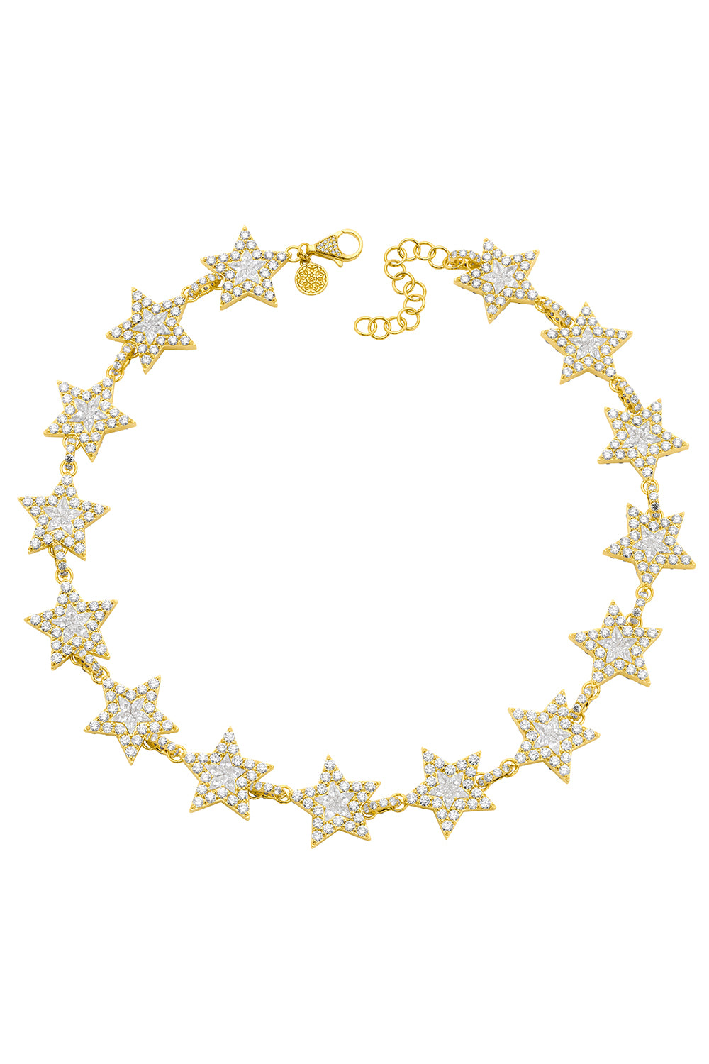 Diamond Double Sided Star Necklace