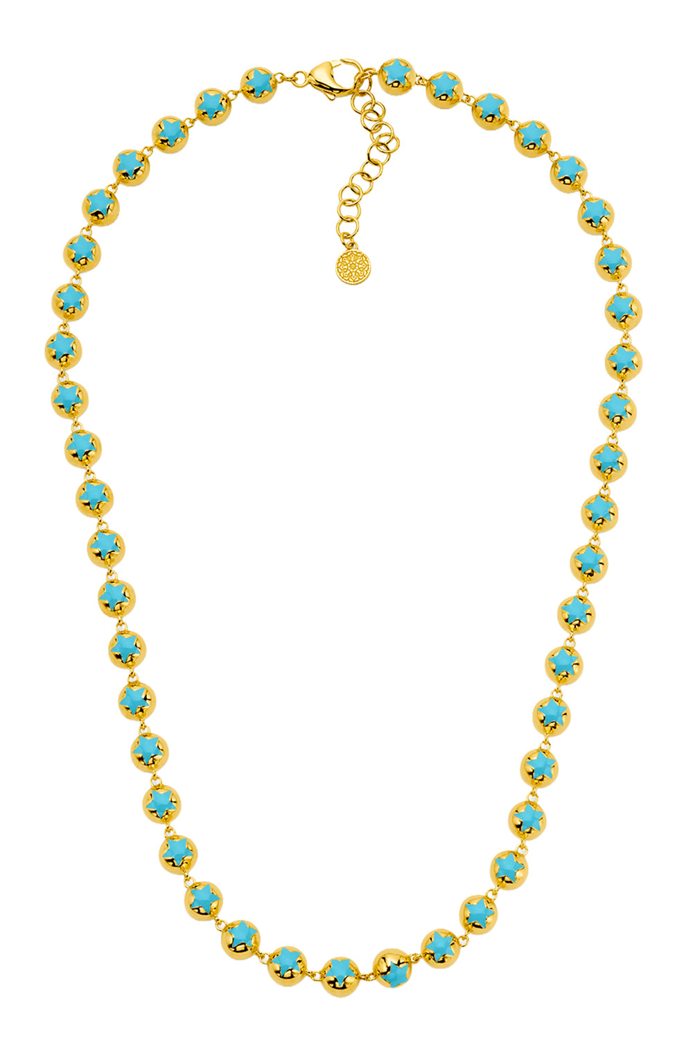 Sky Blue Reverse Star Necklace
