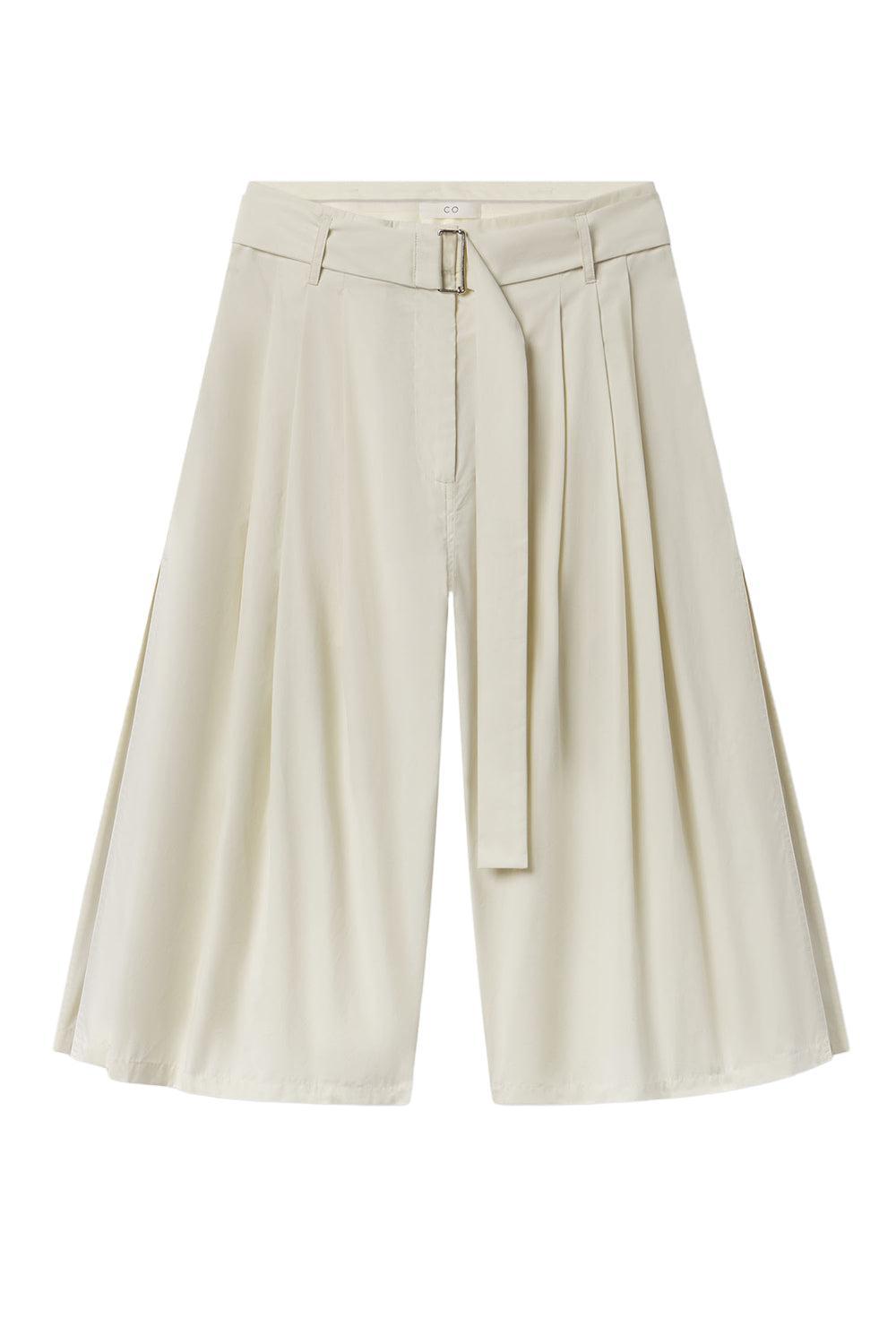 Pleated Culotte-CREAM-2-CLOTHINGPANTSHORT-CO COLLECTION