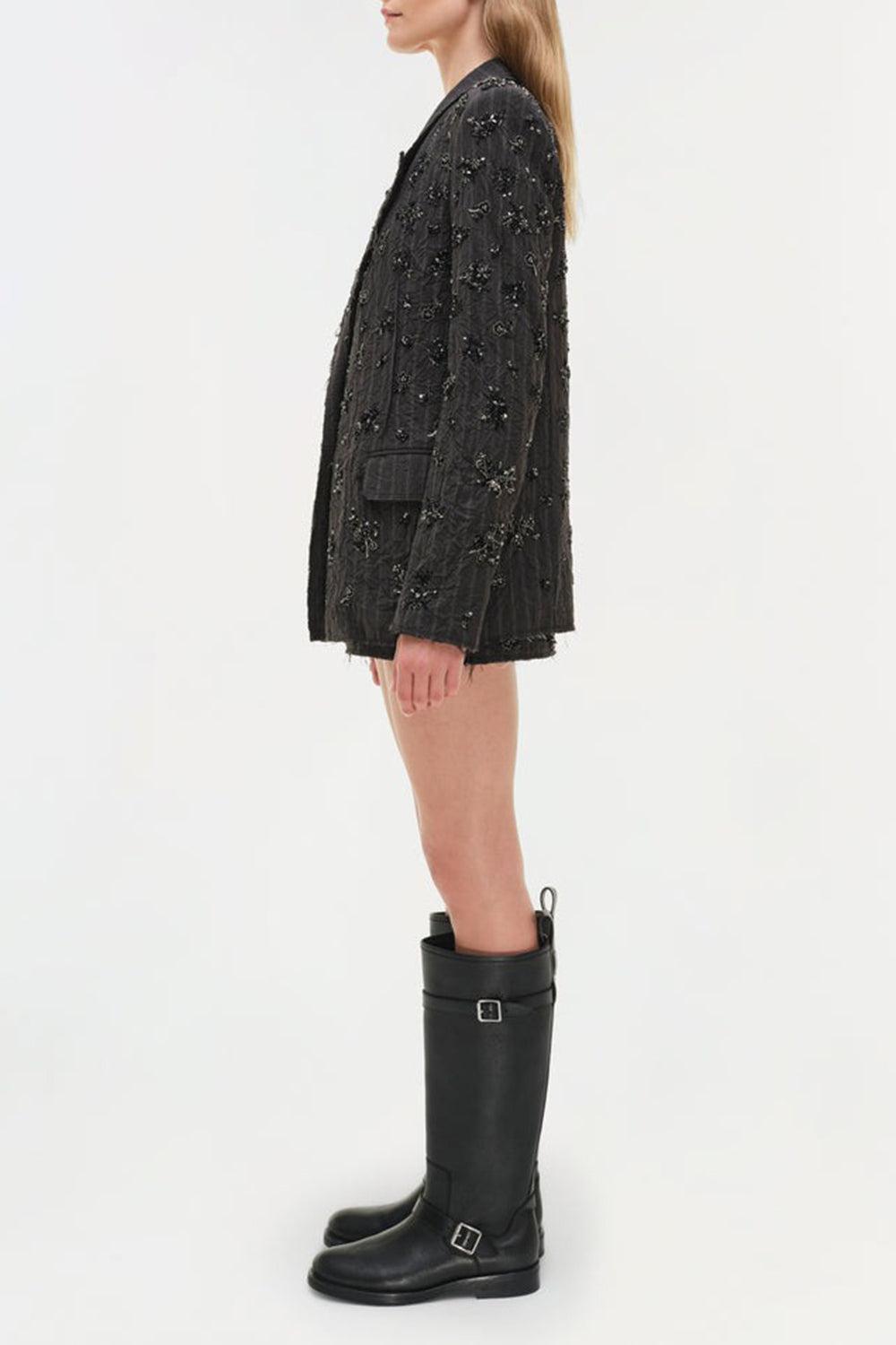 Murphy Stripe Blazer-CHARCOAL-2-CLOTHINGJACKETBLAZERS-SIMKHAI