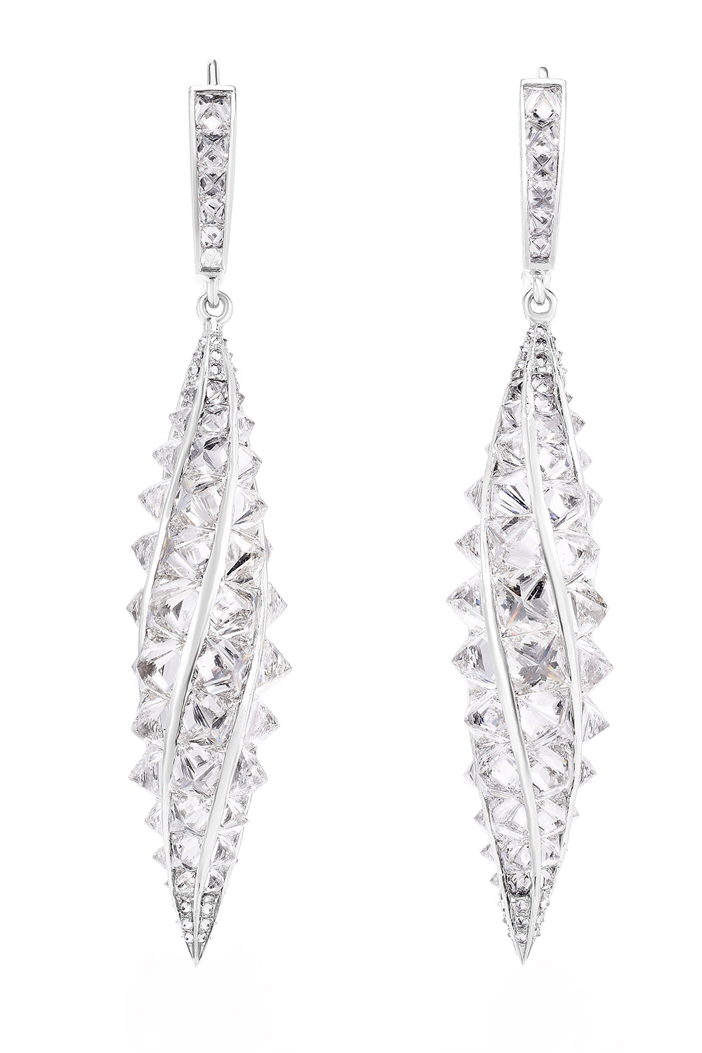 Diamond Twist Earrings