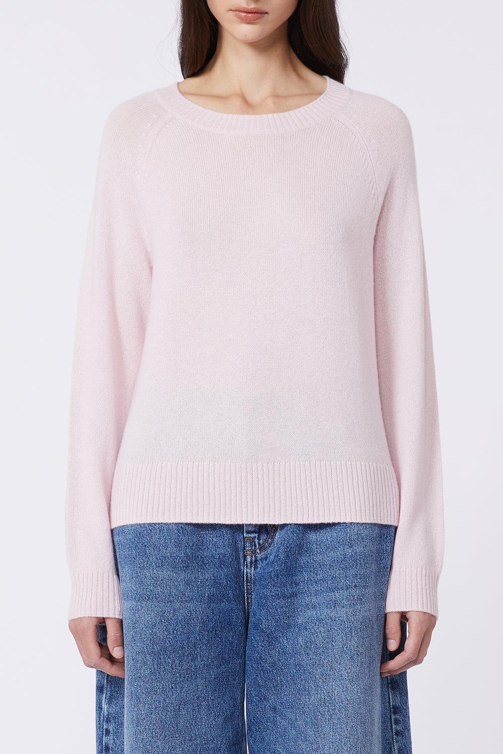 Long Sleeve Sweater - Pink-PINK-XS-CLOTHINGTOPSWEATER-MAX MARA