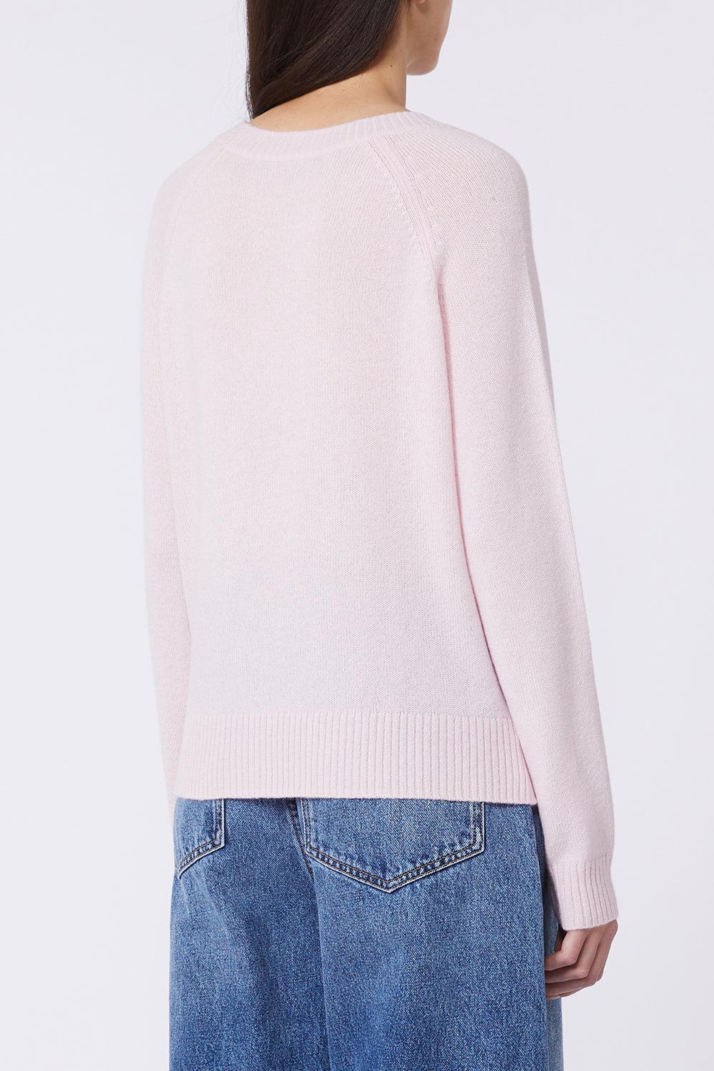 Long Sleeve Sweater - Pink-PINK-XS-CLOTHINGTOPSWEATER-MAX MARA