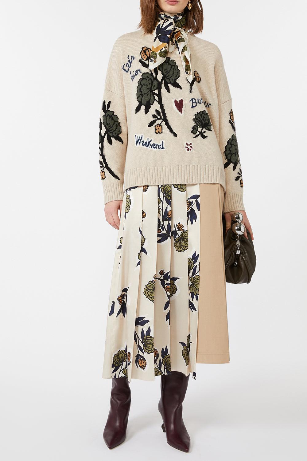 Pavidi Sweater-ECRU-XS-CLOTHINGTOPSWEATER-MAX MARA