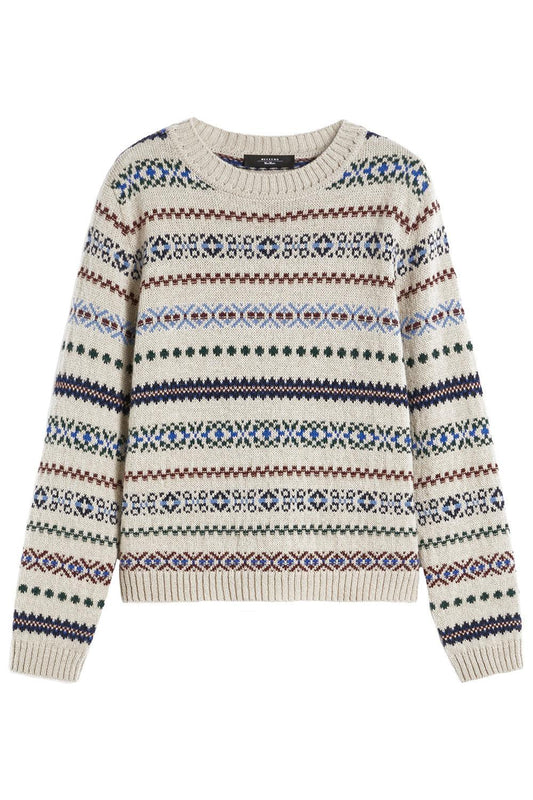 Quirite Sweater-ECRU-XS-CLOTHINGTOPSWEATER-MAX MARA