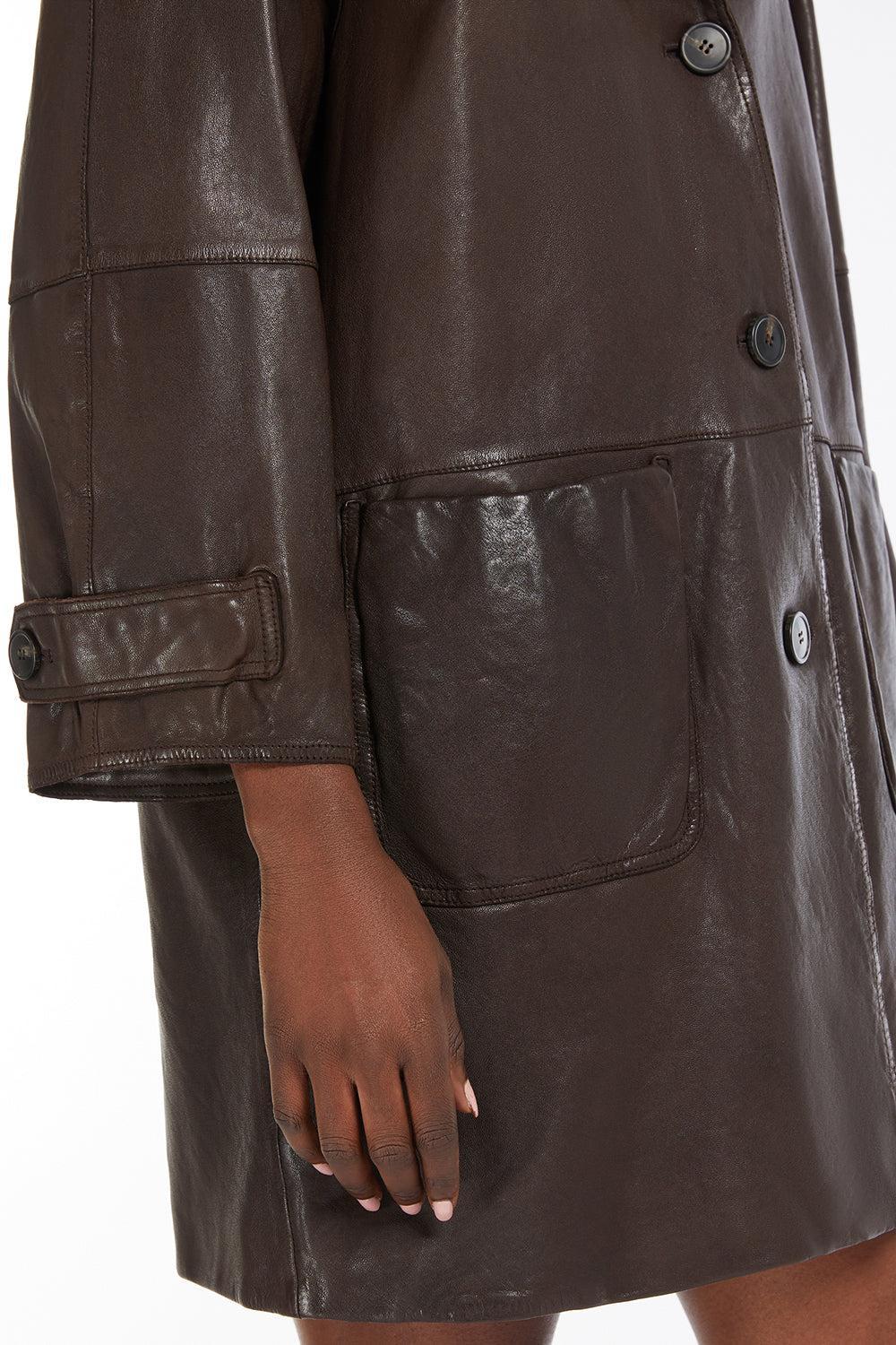 Leather Trench-BROWN-2-CLOTHINGCOATLEATHER-MAX MARA