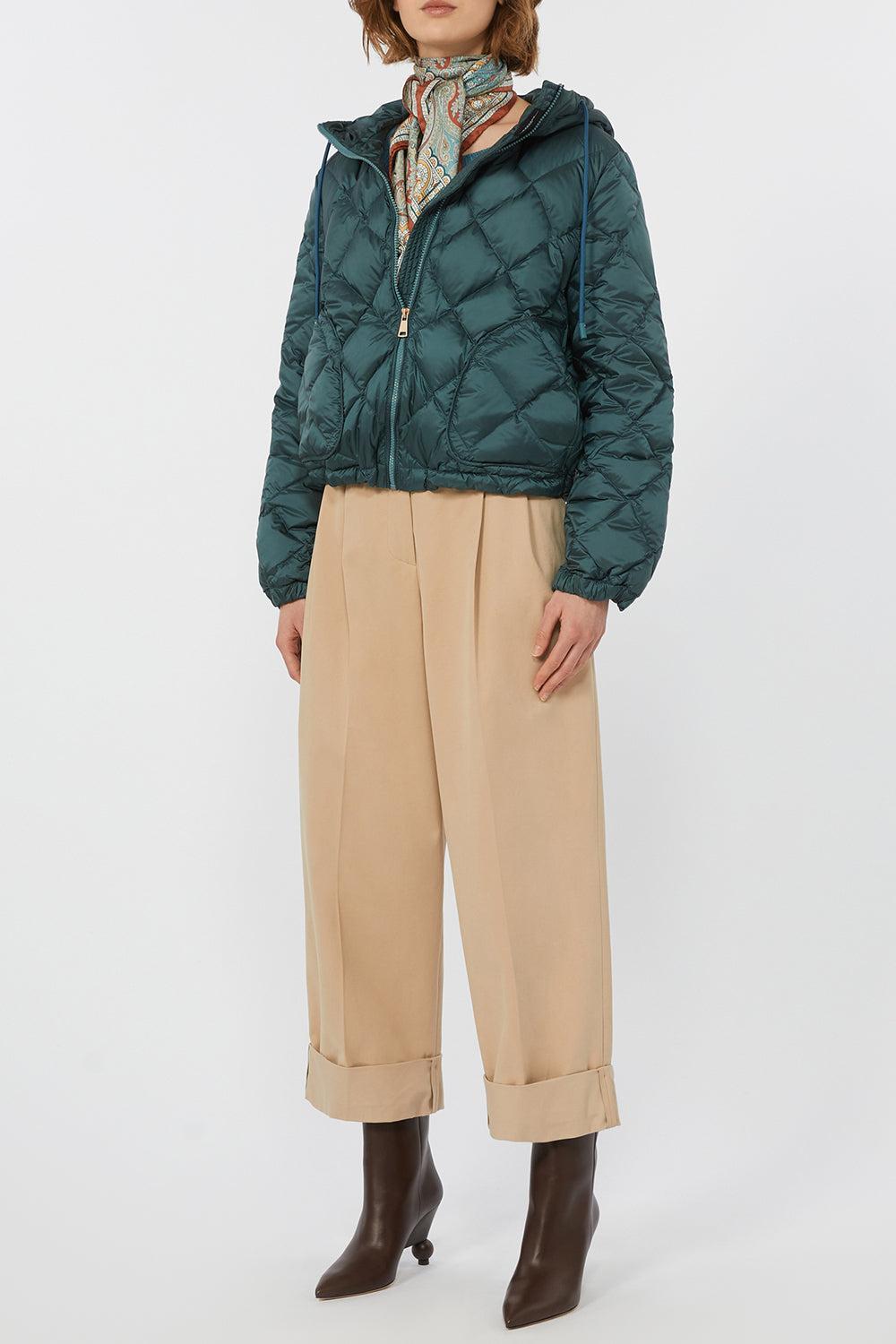 Eris Quilted Jacket-OIL-4-CLOTHINGJACKETCASUAL-MAX MARA