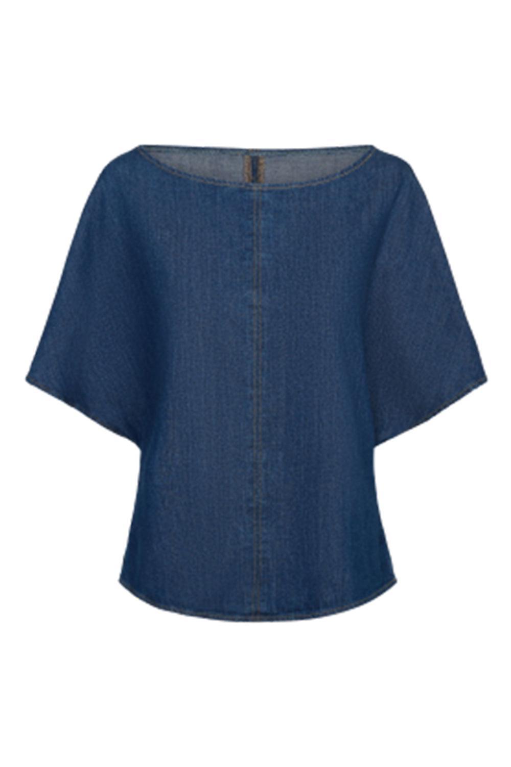 Simple T-BLUE-XS-CLOTHINGTOPBLOUSE-TWP