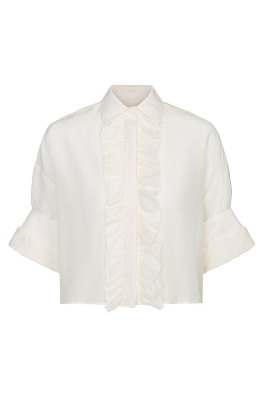 Next Ex Ruffle Shirt-WHITE-P-CLOTHINGTOPBLOUSE-TWP