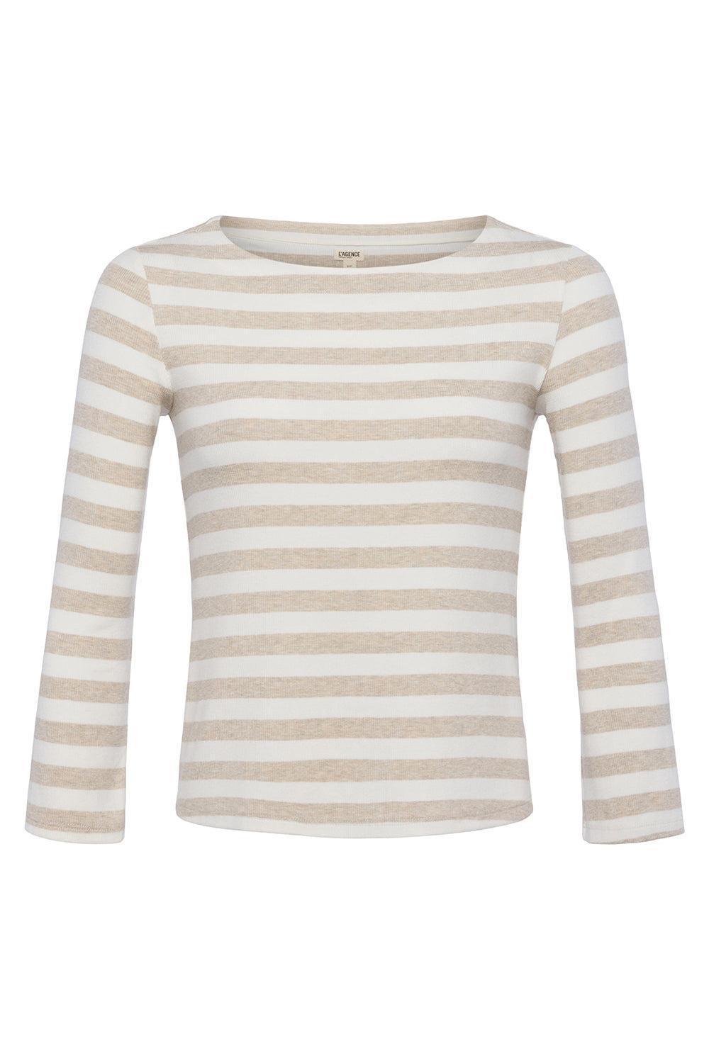 Lucille Shirt-IVORMARB-XS-CLOTHINGTOPKNITS-L'AGENCE