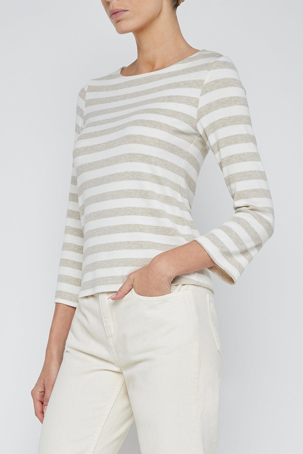 Lucille Shirt-IVORMARB-XS-CLOTHINGTOPKNITS-L'AGENCE