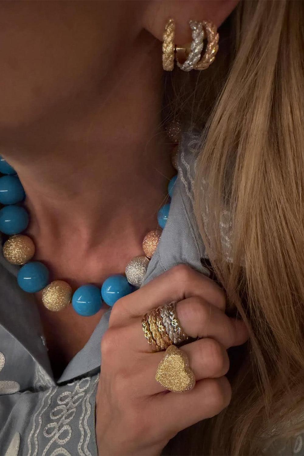 Patinato Everyday Earrings - White Gold-WHITE GOLD-JEWELRYFINE JEWELEARRING-CAROLINA BUCCI