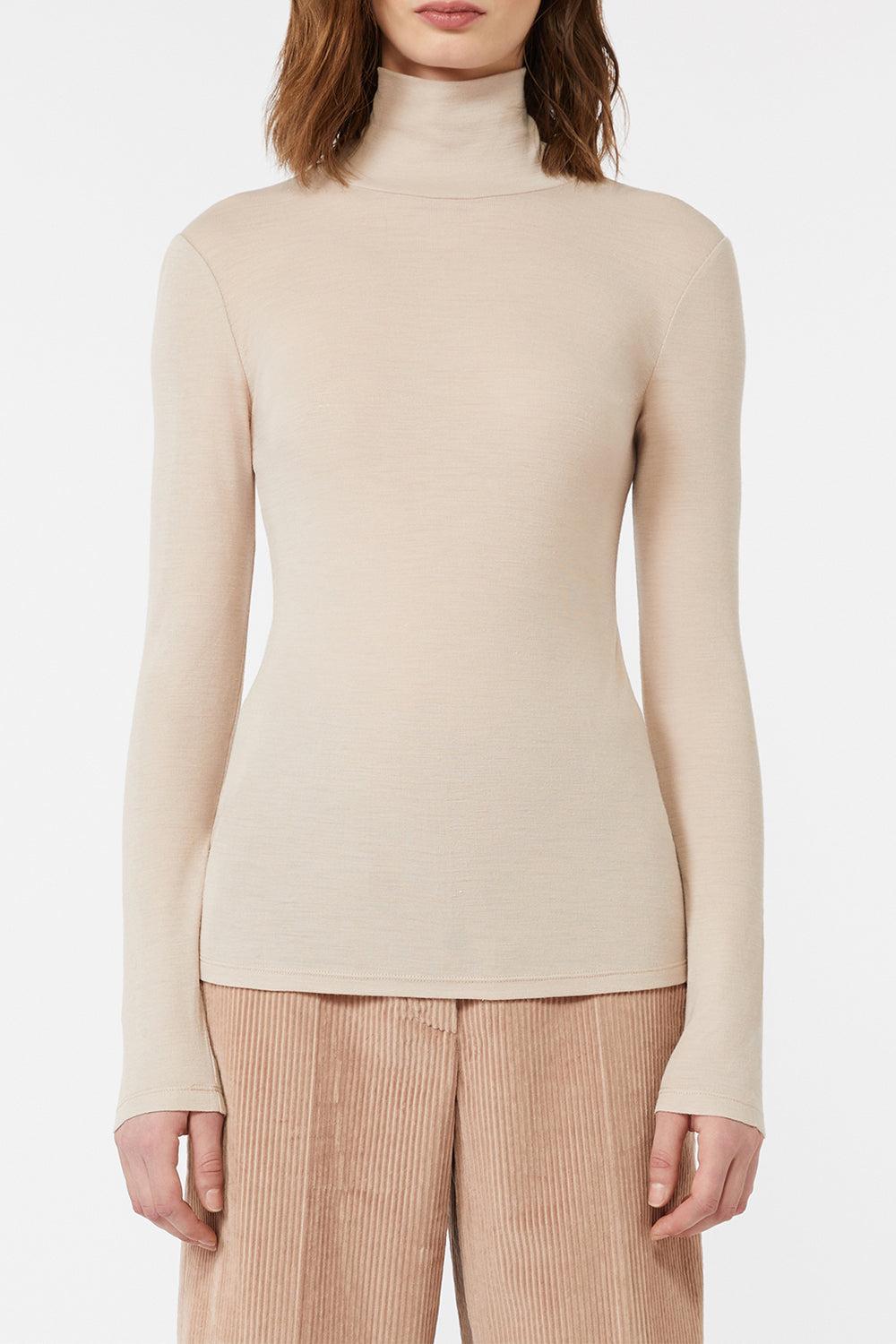 Teseo Knitted Pullover-BEIGE-XS-CLOTHINGTOPKNITS-MAX MARA