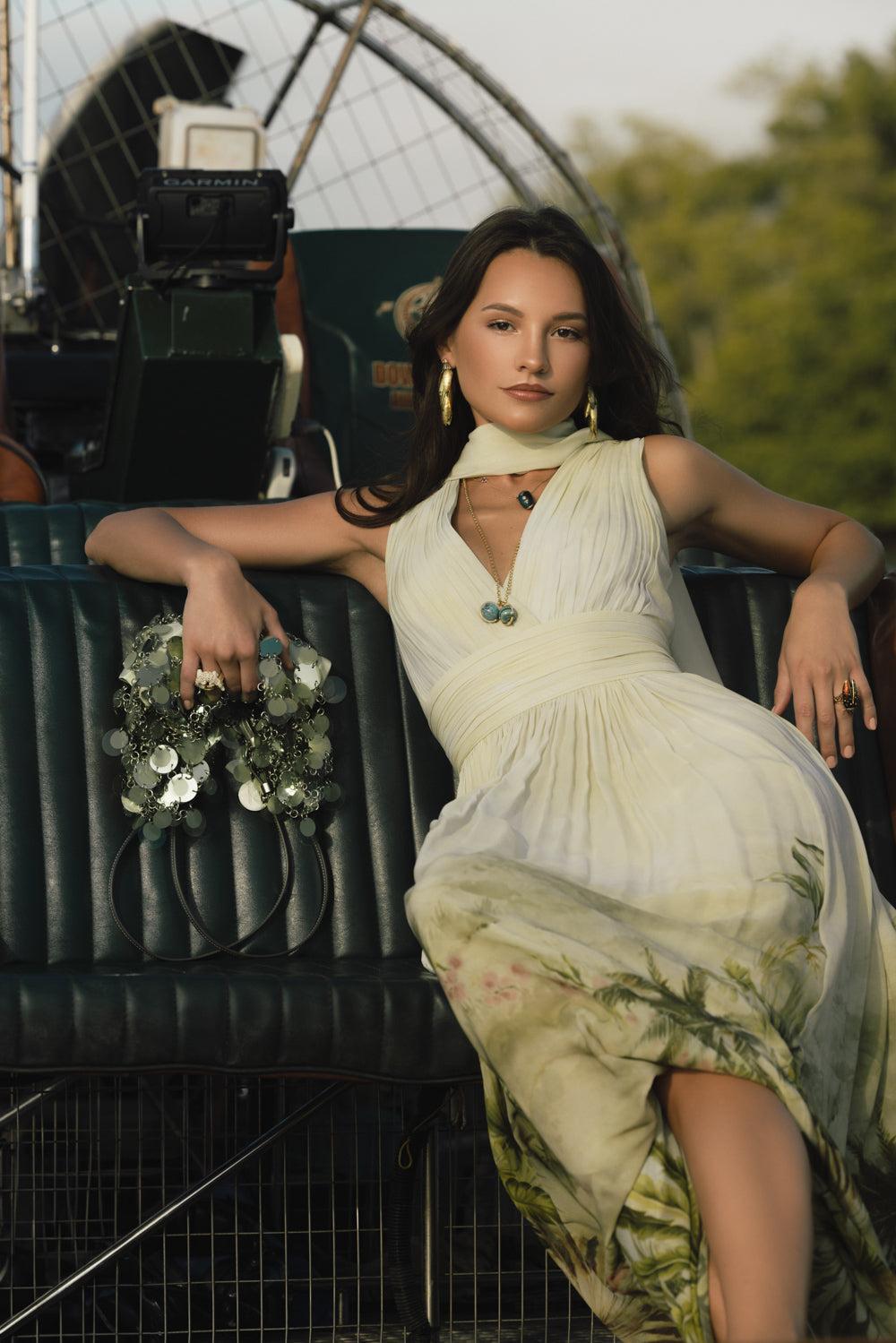 DISC SPARKLE SQUARE HANDBAG-AQUA GREEN/SILVER-O/S-HANDBAGSHOULDER-RABANNE