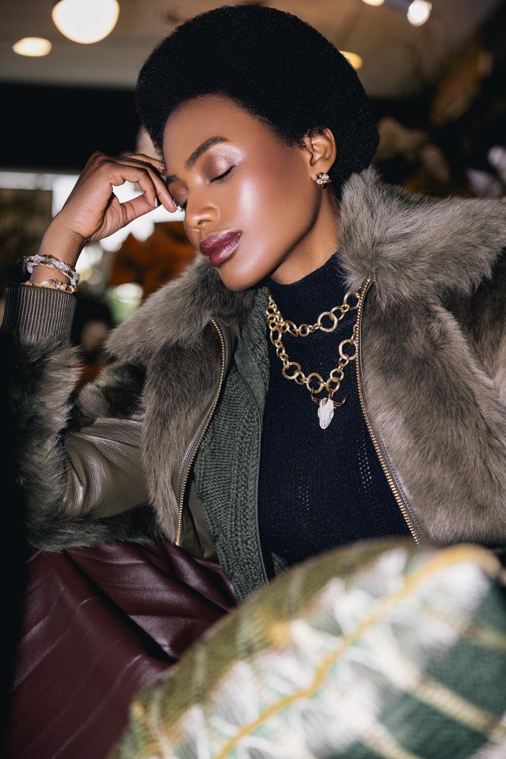 Carved Mammoth Diamond Bull Pendant-YELLOW GOLD-JEWELRYFINE JEWELPENDANT-UNIFORM OBJECT