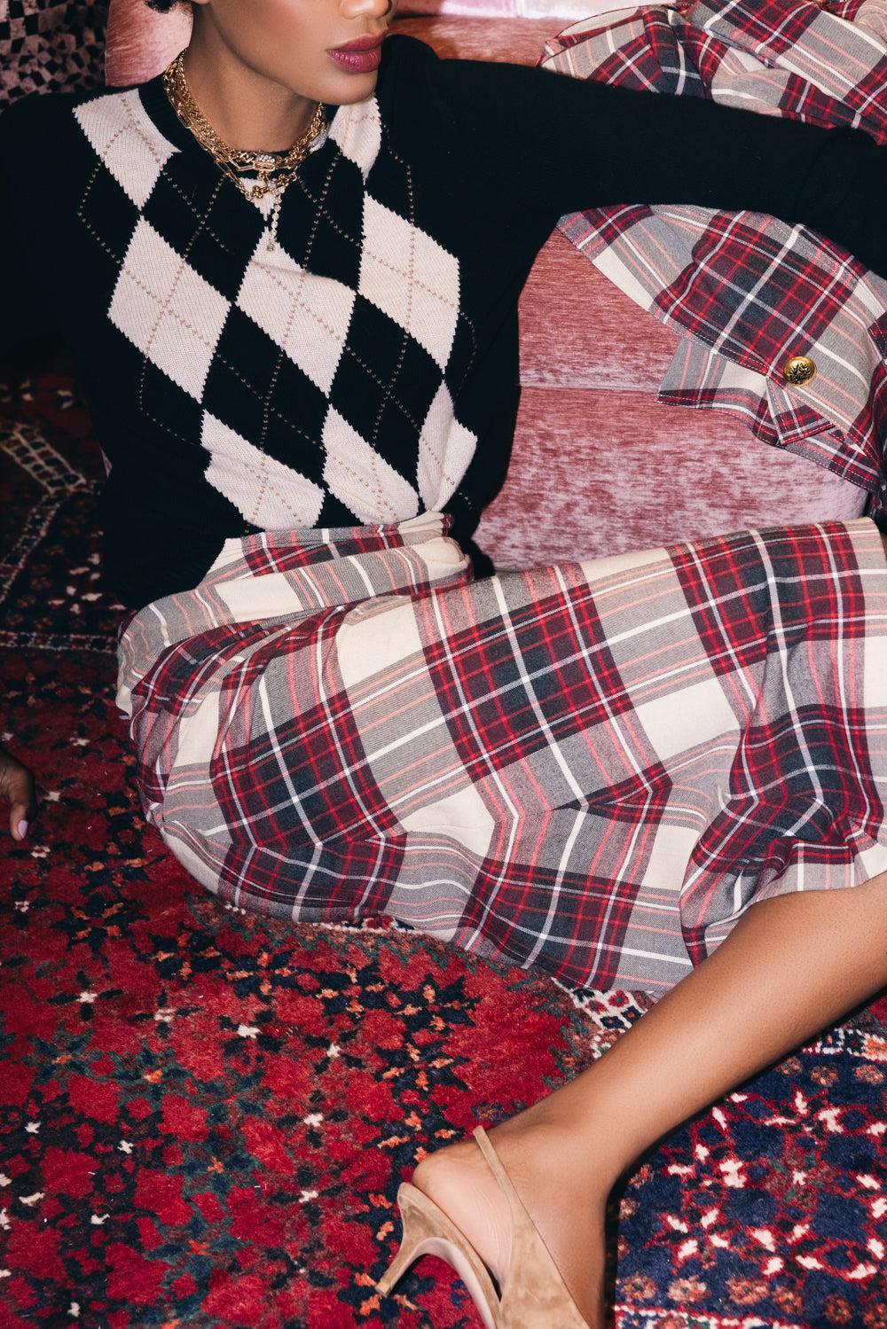 Diamond Cross Necklace-YELLOW GOLD-JEWELRYFINE JEWELNECKLACE O-UNIFORM OBJECT