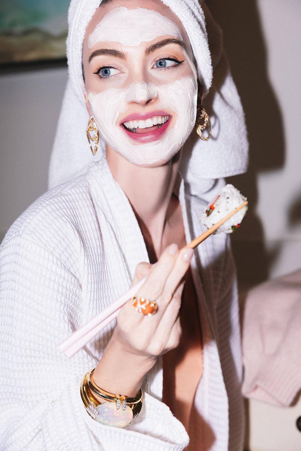 Opal Notre Dame Cuff Bracelet-YELLOW GOLD-JEWELRYFINE JEWELBRACELET O-DAVID WEBB