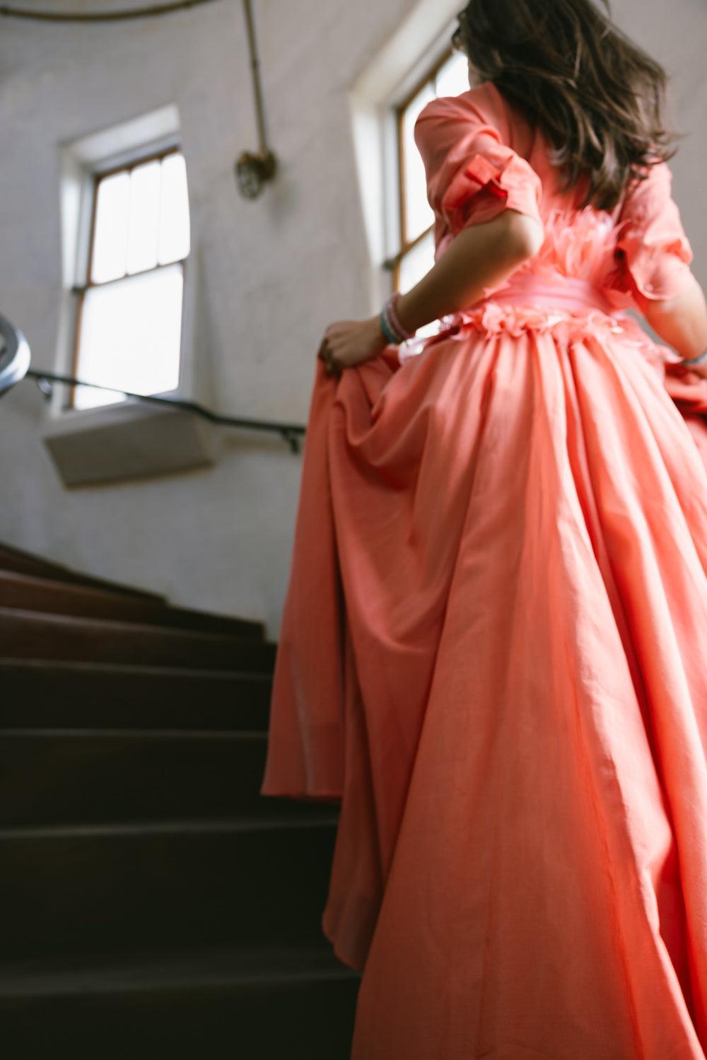 Ribbon Belt - Flamingo Pink-PKFLAMGO-S-ACCESSORIEBELTS-SARA ROKA