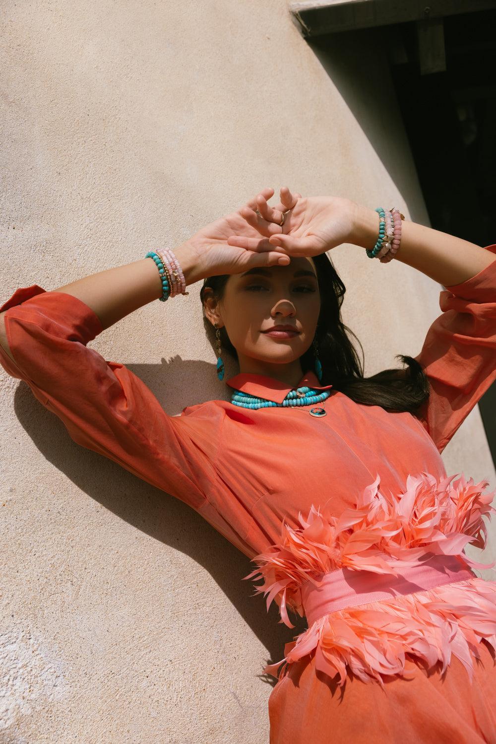 Diamond Ball Round Bead Bracelet-YELLOW GOLD-JEWELRYFINE JEWELBRACELET O-SYDNEY EVAN