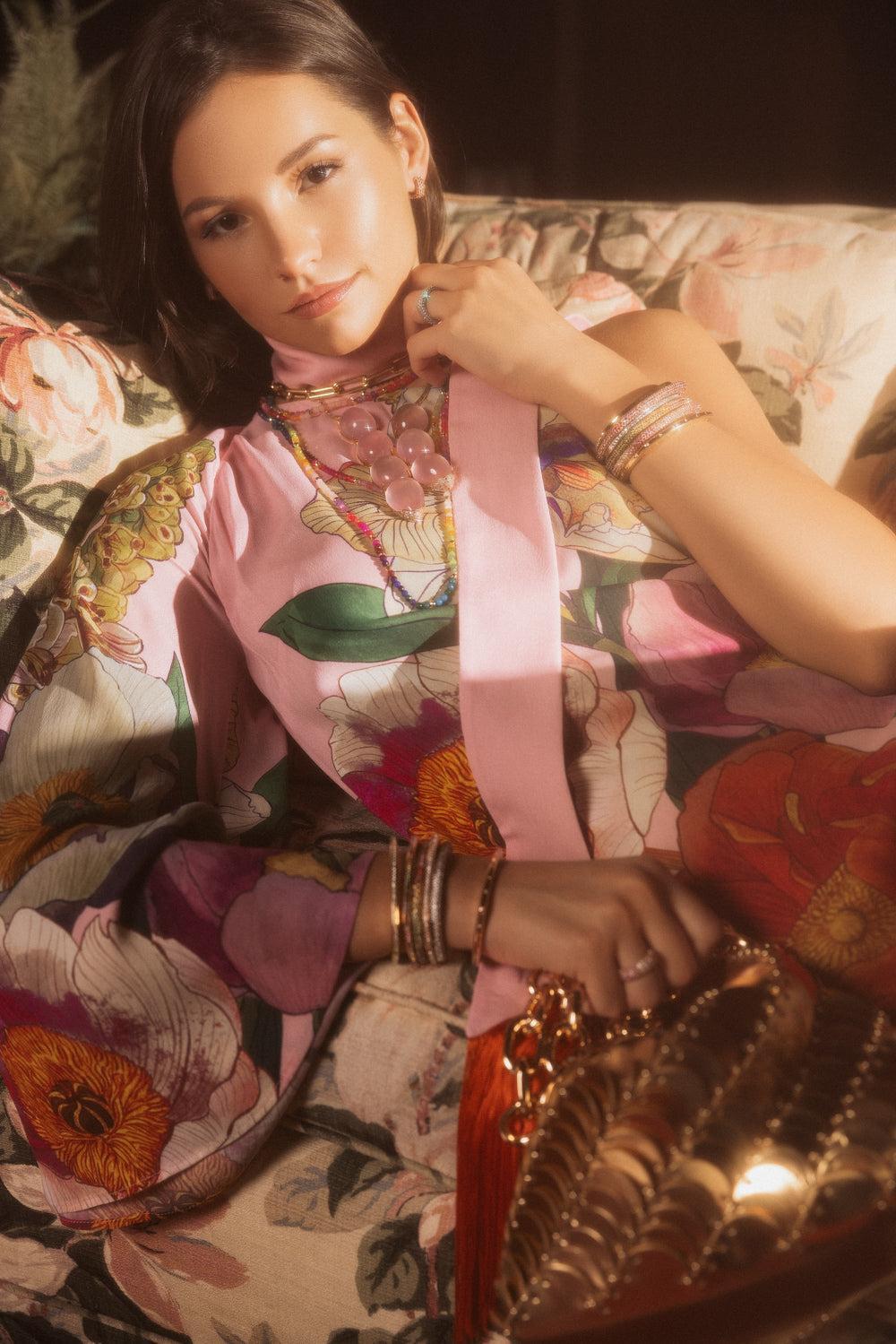 Uno Diamond Bangle - Yellow Gold-YELLOW GOLD-JEWELRYFINE JEWELBRACELET O-ROBINSON PELHAM