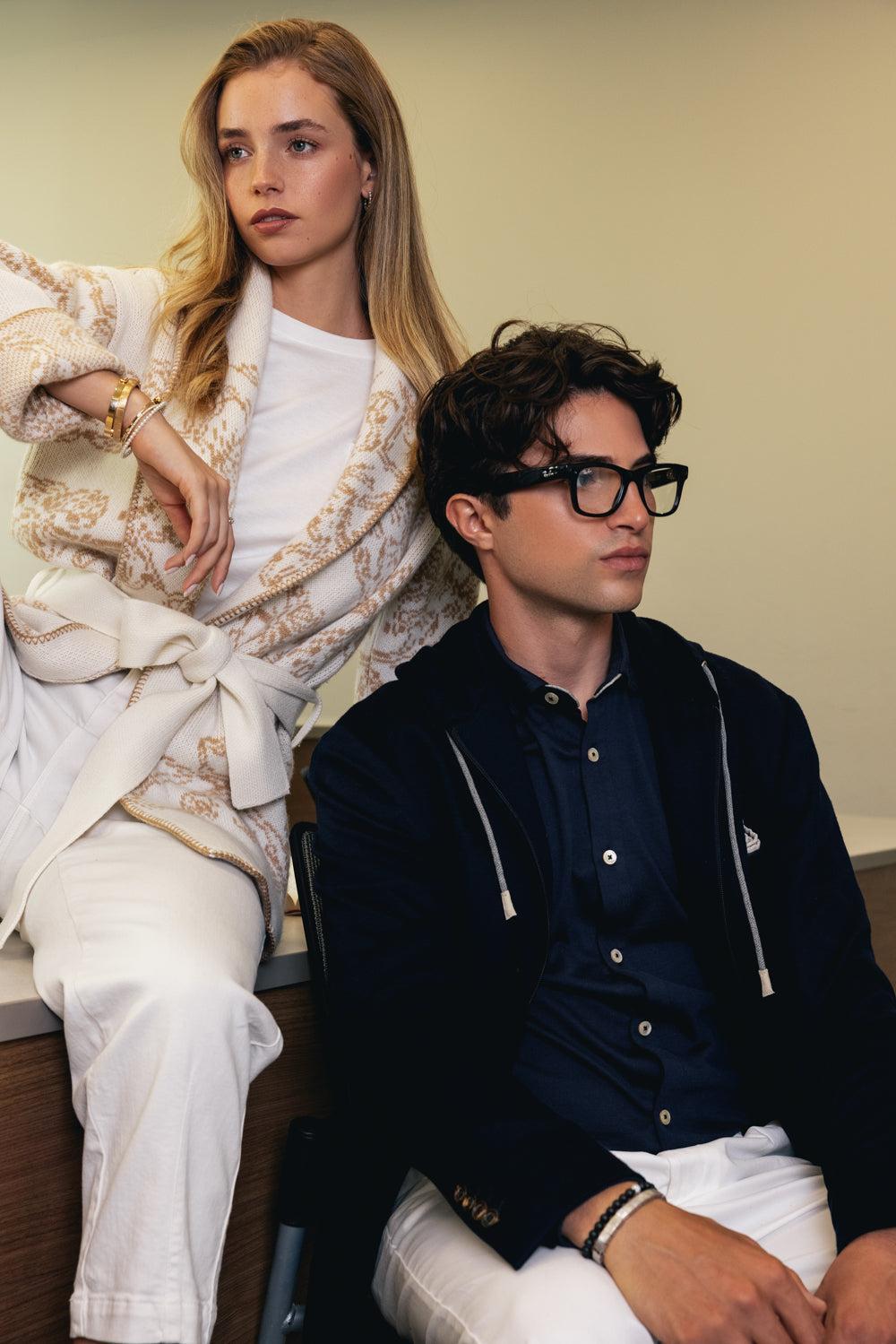 Diamond Bead Matte Black Sfera Bracelet-WHITE GOLD-JEWELRYFINE JEWELBRACELET O-ROBERTO DEMEGLIO