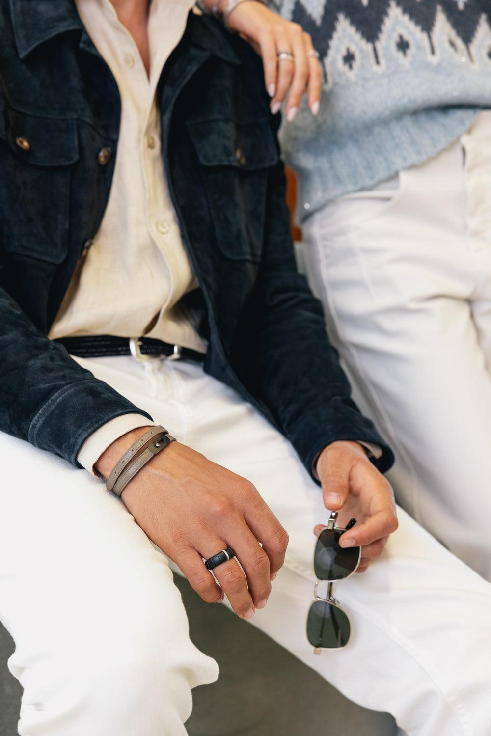 Graphite Titanium My Move Motif-TITANIUM-JEWELRYFINE JEWELBRACELET O-MESSIKA