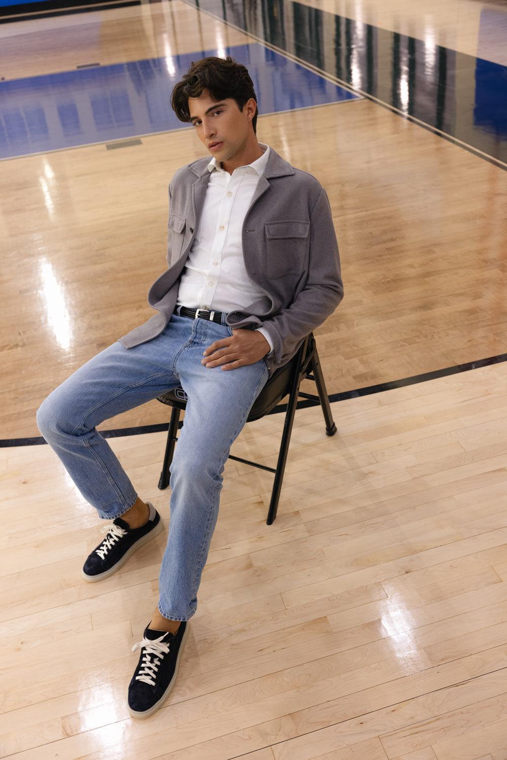 Long Sleeve Shirt - Bianco-WHITE-XS-MENSCLOTHINGSHIRT-ELEVENTY