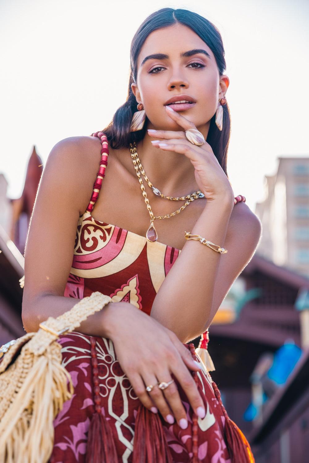 Round Marquetry Diamond Ring-YELLOW GOLD-6.75-JEWELRYFINE JEWELRING-SILVIA FURMANOVICH