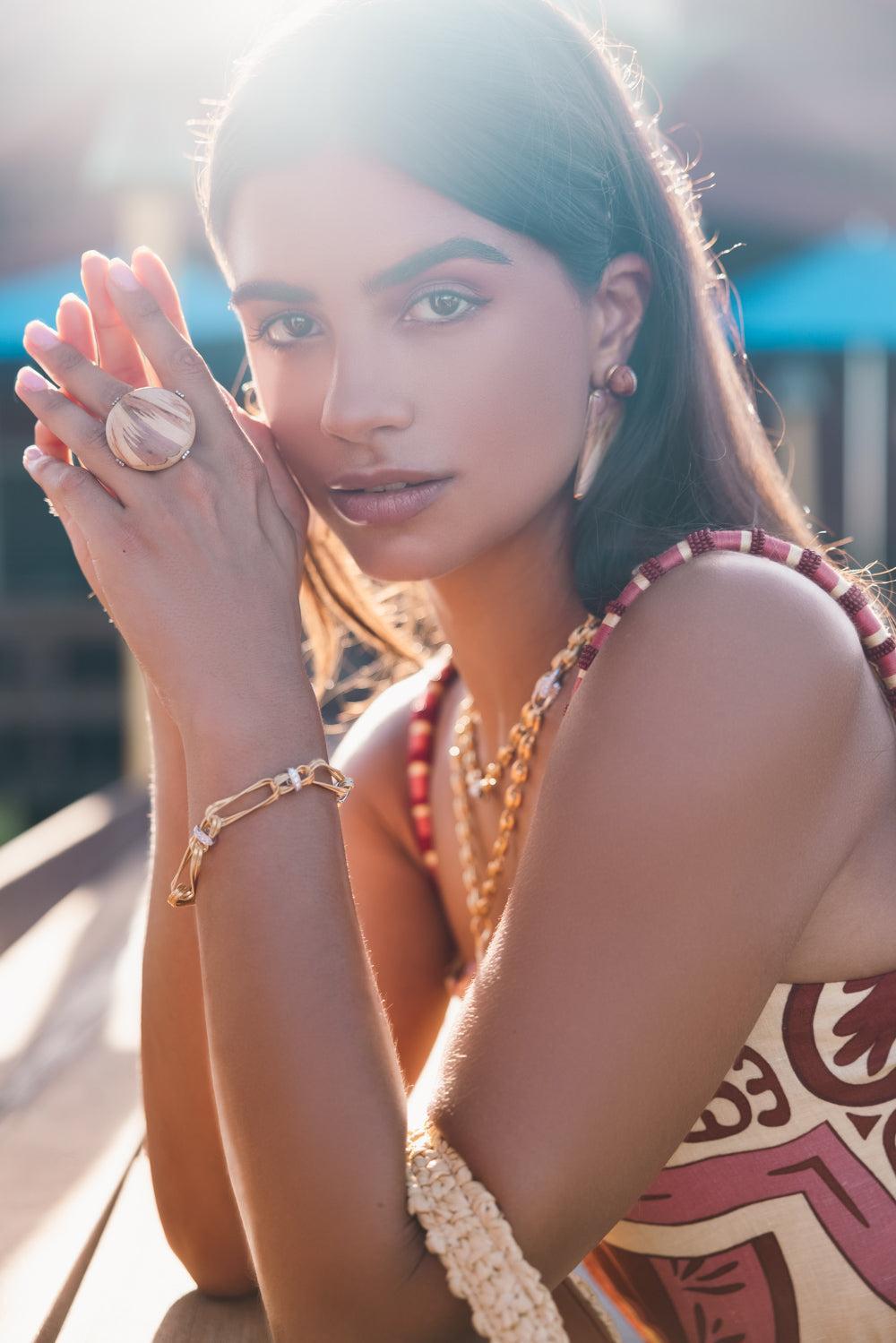 Round Marquetry Diamond Ring-YELLOW GOLD-6.75-JEWELRYFINE JEWELRING-SILVIA FURMANOVICH