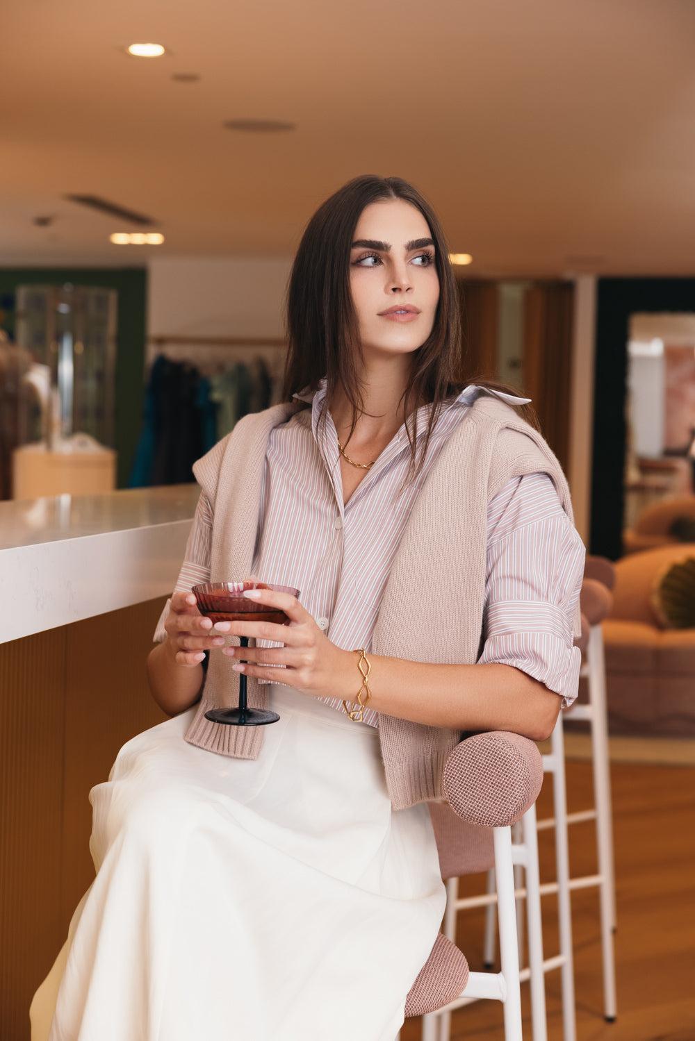 Next Ex Shirt - Spanish Villa White | TWP – Marissa Collections