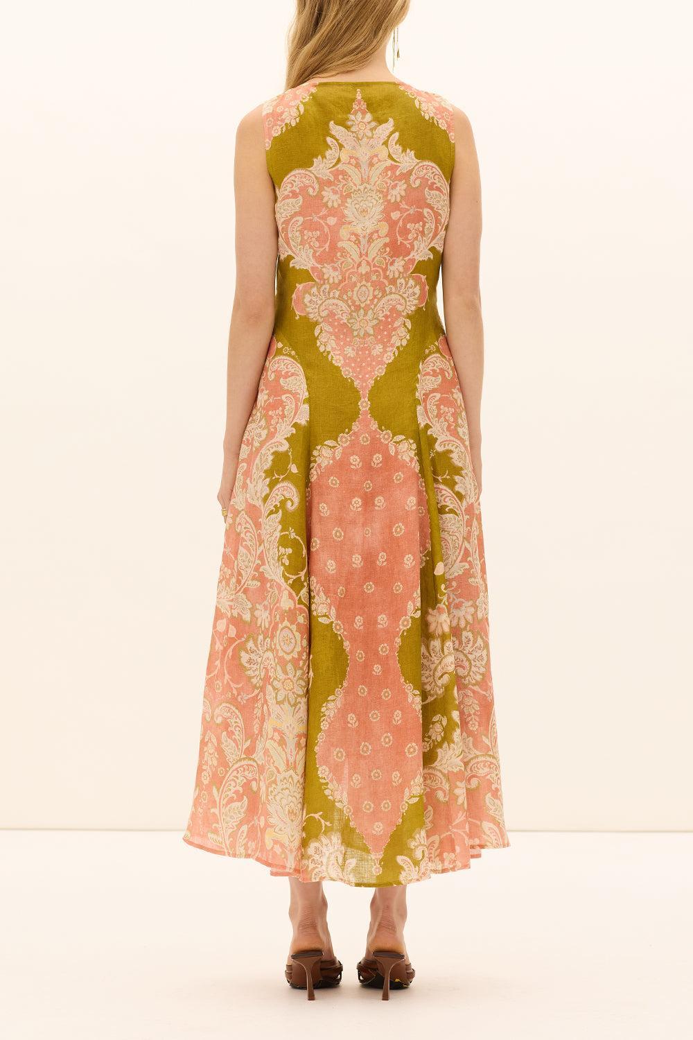 Girasole Paneled Dress-MULTI-0-CLOTHINGDRESSCASUAL-KATE FORD