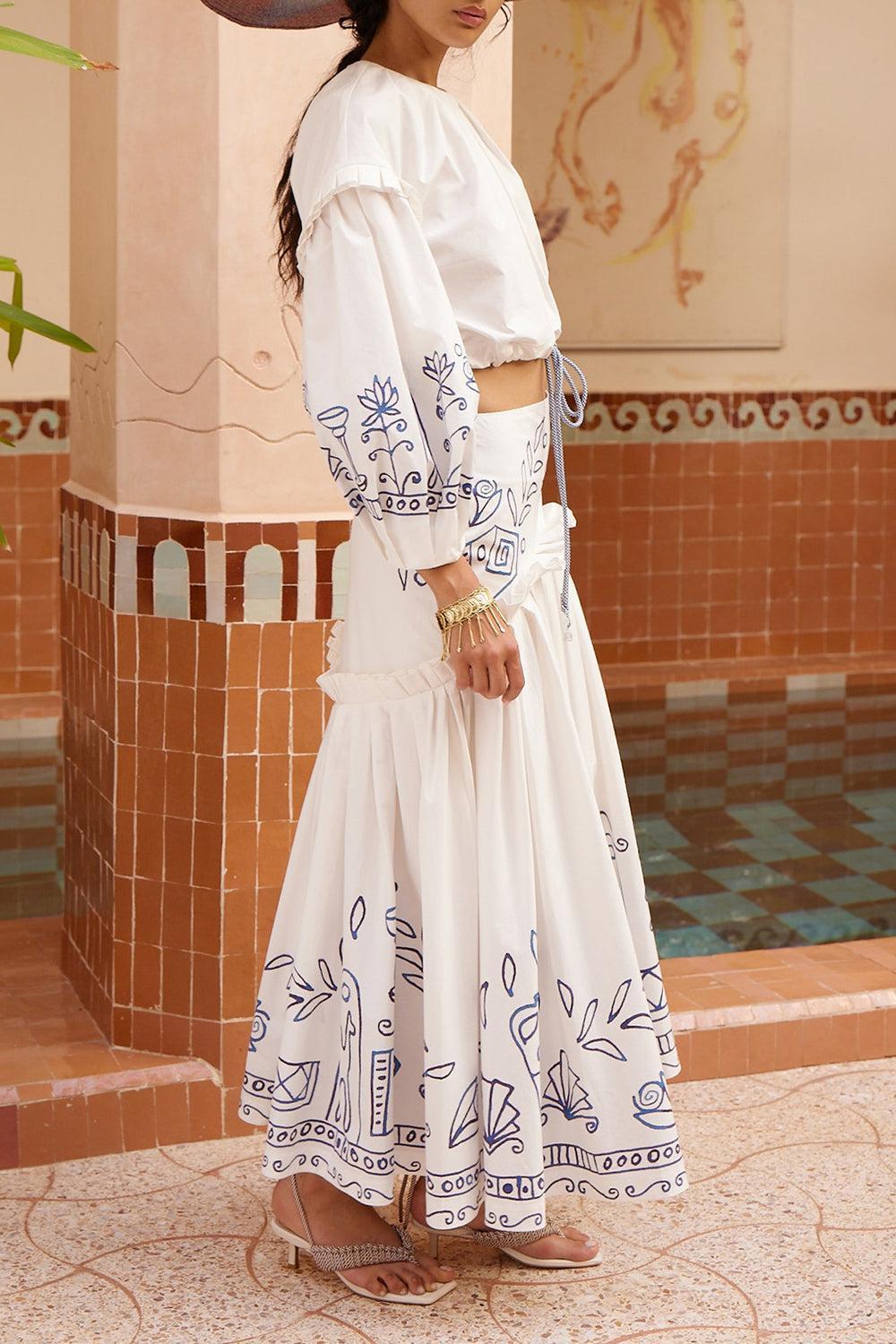 Leela Skirt-CREAM-2-CLOTHINGSKIRTMAXI-ALEMAIS
