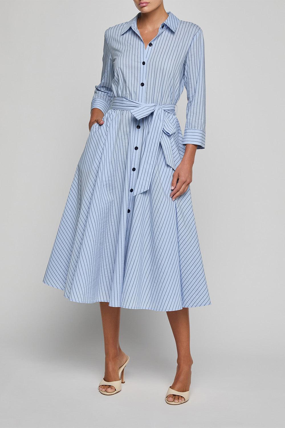 Ralphie Dress-STRIPE-XS-CLOTHINGDRESSCASUAL-L'AGENCE