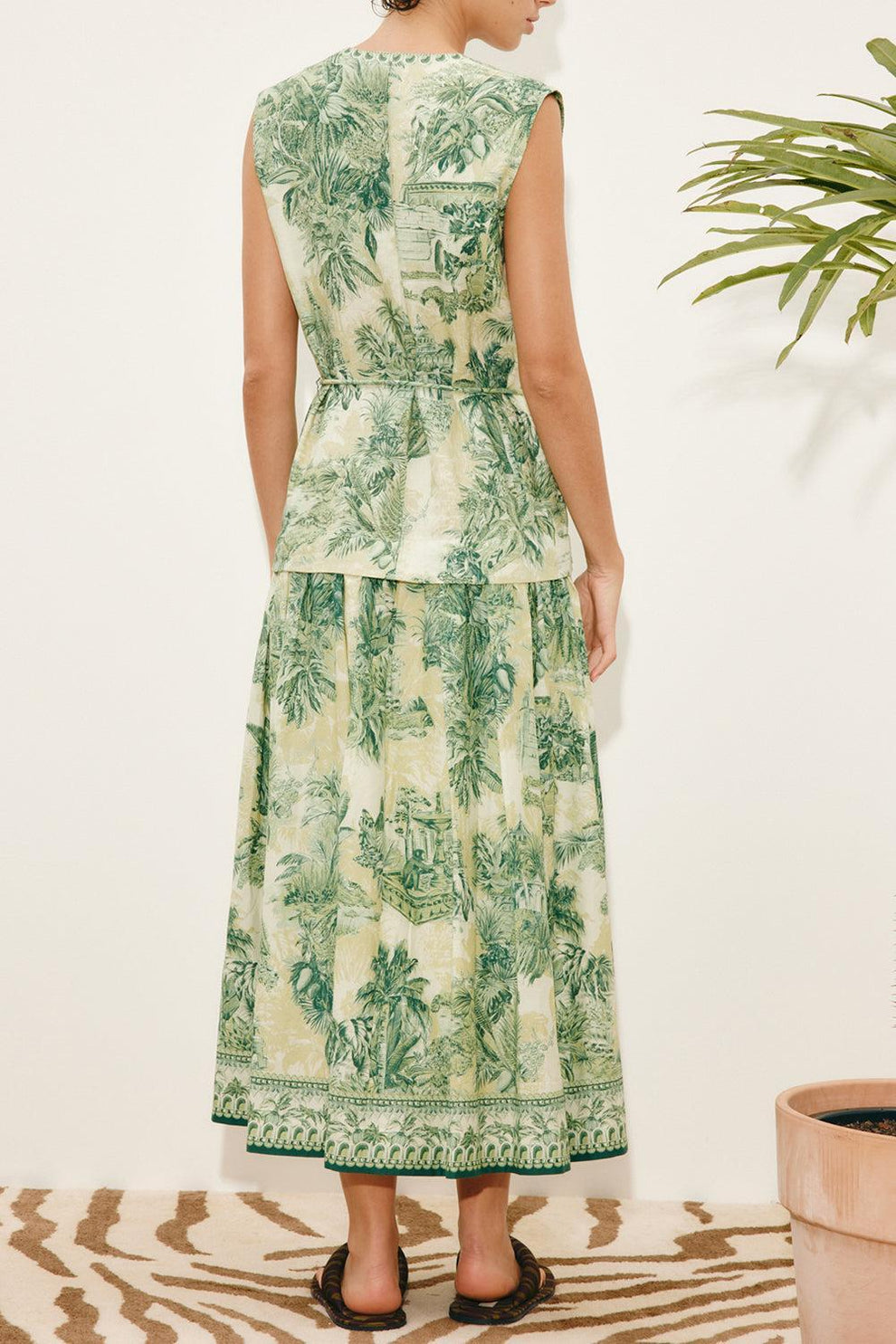 alemais green dress Sara Midi SD-10.02.25 Dresses For Eight Year Relaxed midi dress Gathered Girl Dress:18-24 months