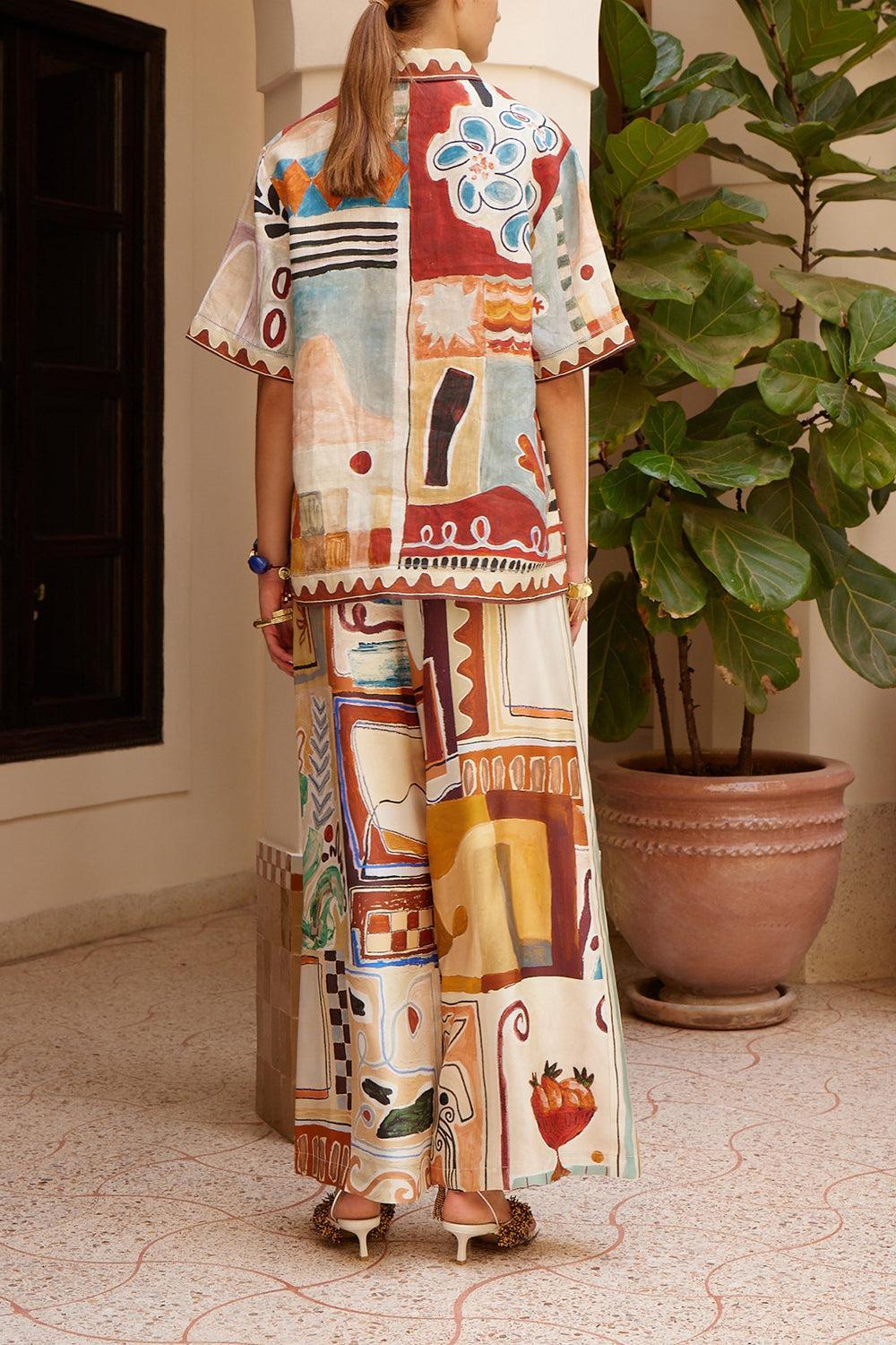 Michelle Silk Pant-MULTI-2-CLOTHINGPANTWIDE LEG-ALEMAIS