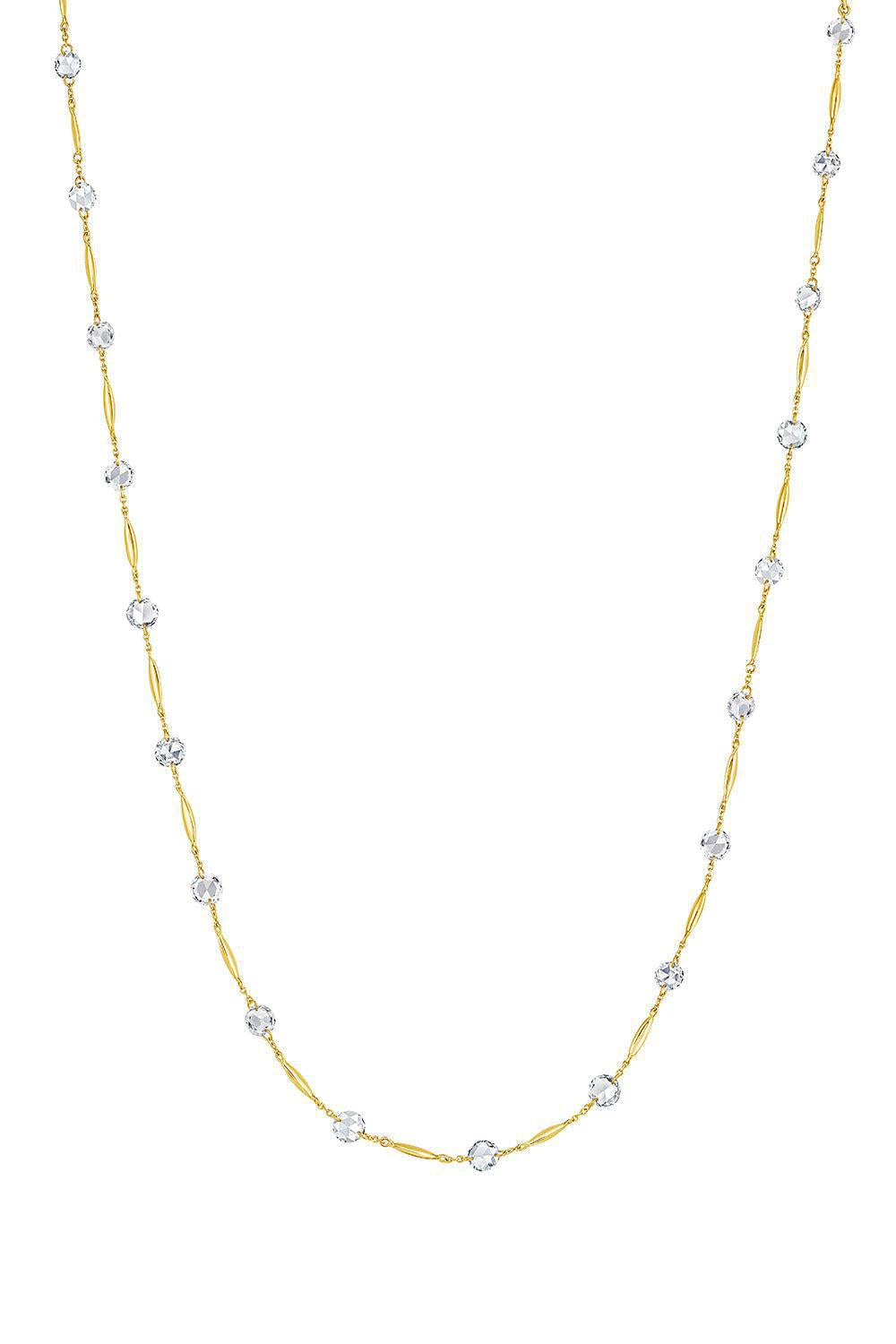 Ethereal Chain Necklace-YELLOW GOLD-JEWELRYFINE JEWELNECKLACE O-64 FACETS