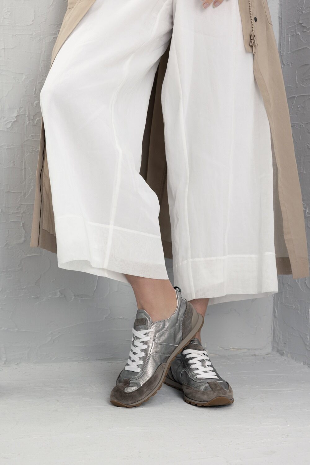 Metallic Printed Runners-WHITE-36-SHOESNEAKER-BRUNELLO CUCINELLI