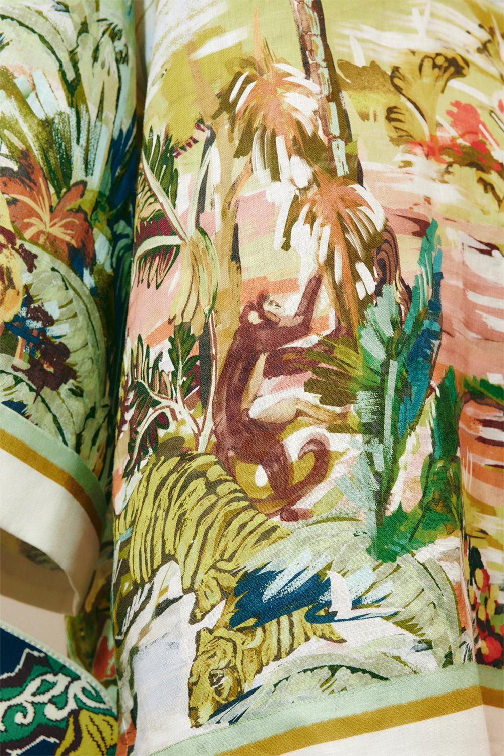 Jungle Boogie Mini Dress-CREAM-2-CLOTHINGDRESSCASUAL-ALEMAIS