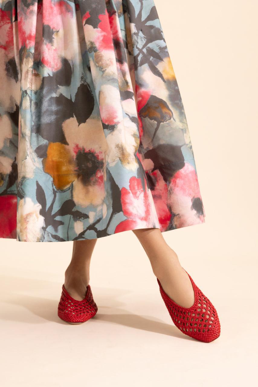 Emery Flat - Red-RED-7-SHOEBALLET FLA-LOEFFLER RANDALL