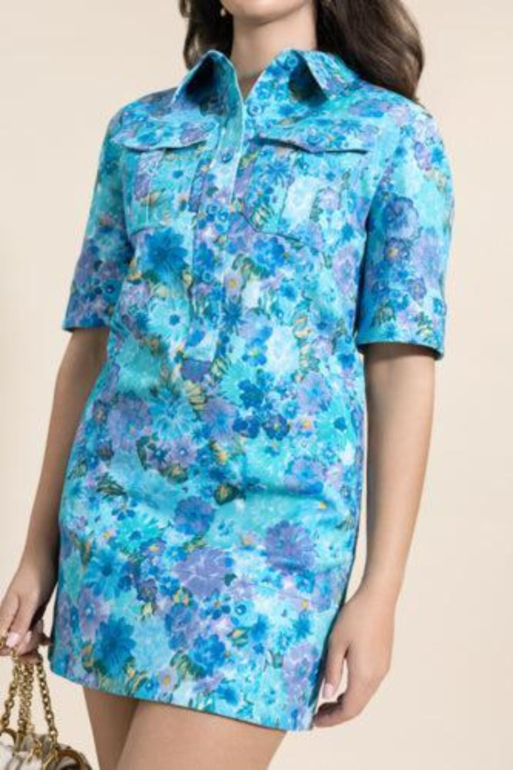 Mini Polo Dress-MULTI-36-CLOTHINGDRESSCASUAL-CHLOÉ
