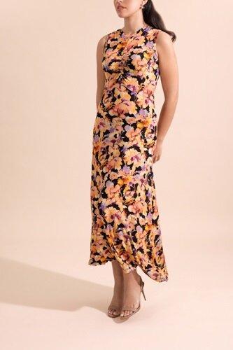 Lina Dress-FLORAL-P-CLOTHINGDRESSCASUAL-ULLA JOHNSON