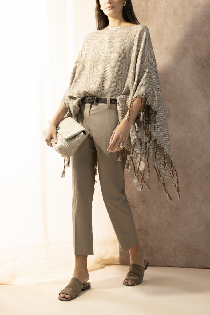 Cigarette Pant-BROWN-36-CLOTHINGPANTCROPPED-BRUNELLO CUCINELLI