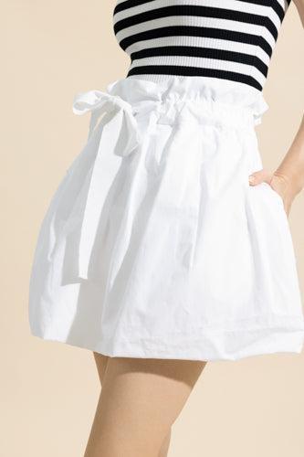GG Bloomer Skirt-WHITE-34-CLOTHINGSKIRTMINI-PATOU