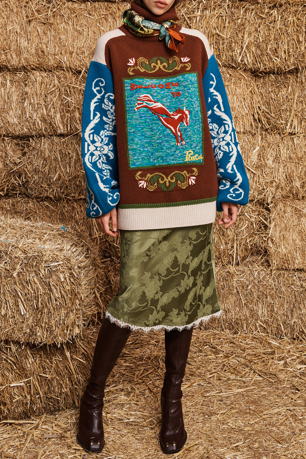 Lasso Patchwork Sweater