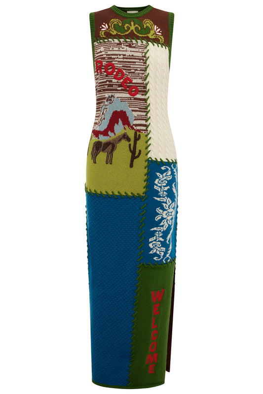 Lasso Patchwork Dress